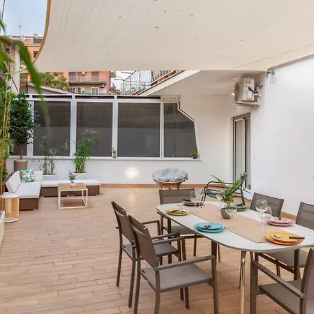G&g Garden - Con Terrazzo Esterno Di Oltre 60 Mq. Appartamento Roma